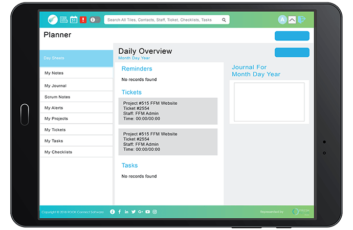 Planners, Day Sheets & Safety
